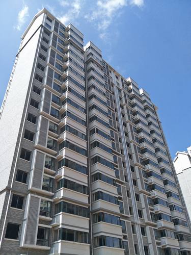 铜煤一号住宅小区牡丹园1#、2#、3#楼顺利交工