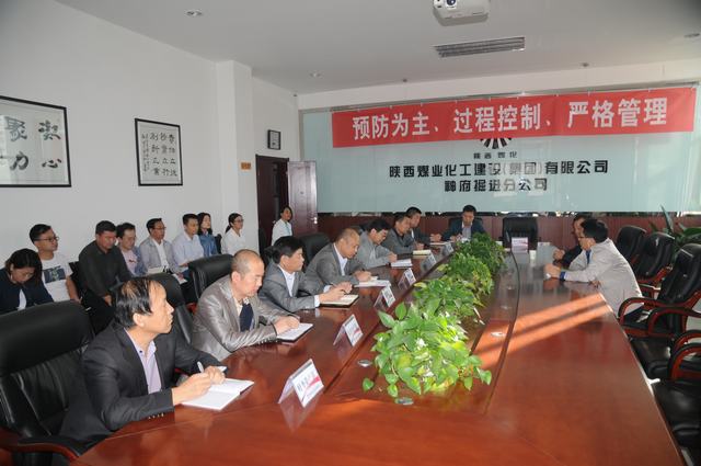 建设集团副总经理王明智莅临掘进公司振精神指方向