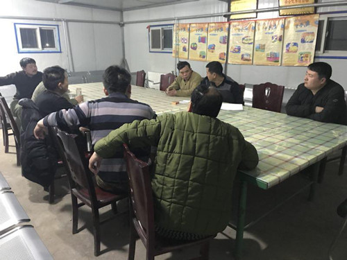机电安装公司小保当项目部定措施赶工期全力保工程施工
