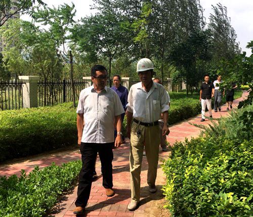 陕煤建设公司:神南华府二期室外景观绿化阶段性工程顺利通过竣工验收