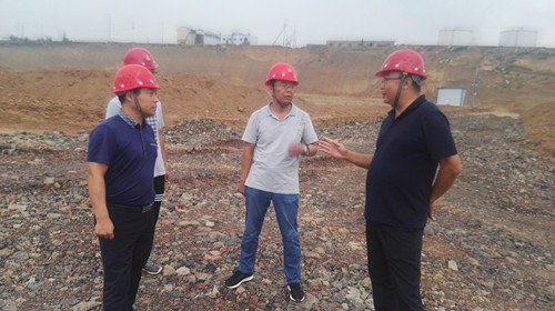 陕煤建设天工公司土建五部富油50万吨/年煤焦油全项目管网及道路工程进展顺利