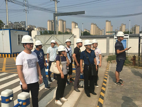 陕煤建设天工公司组织赴陕建二建集团高端数控机床研发与制造基地项目对标学习