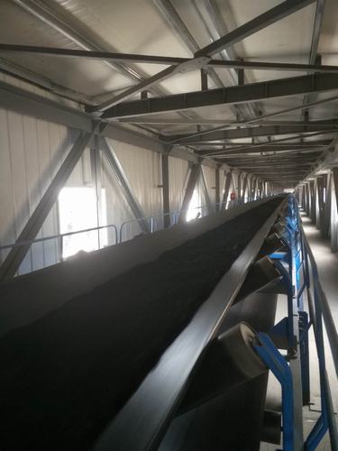 陕煤建设韩城分公司山西东泰聚盆选煤厂厂外输送系统安装工程 皮带单机试运转成功