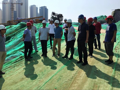 陕煤建设澄合分公司第十一项目部中科遥感项目3#、基槽顺利通过验收