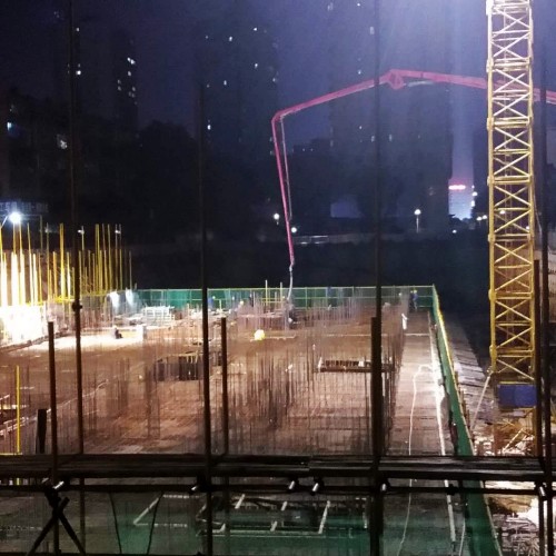 陕煤建设澄合分公司建设工地中秋节期间感人的场景