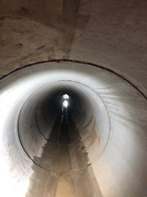 陕煤建设汉中分公司铺镇污水处理厂截污干管工程 顶管顺利贯通