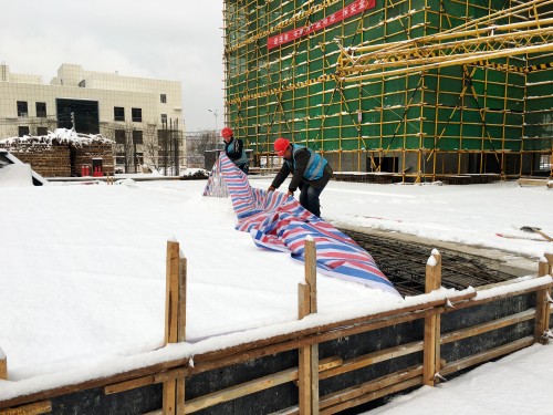 陕煤建设澄合分公司第十一项目部多措并举有效应对严冬雨雪天气