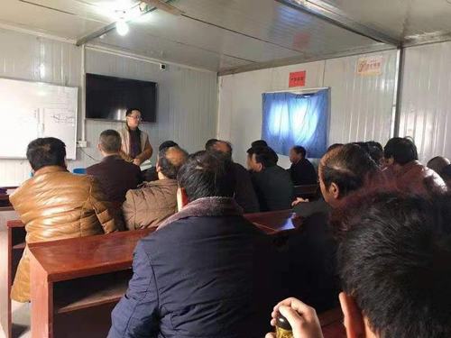 陕煤建设矿建二公司小保当三项目部注入多剂复工“安全针”