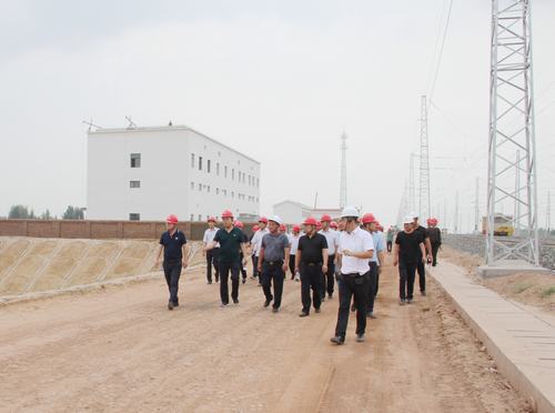 陕煤建设铜煤公司陕北地区施工现场迎来了“熟悉”的来宾