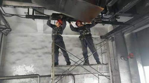 陕煤建设洗选煤运营公司澄合山阳运营项目部高质量完成山阳煤矿矸石仓地销仓干雾除尘改造工程