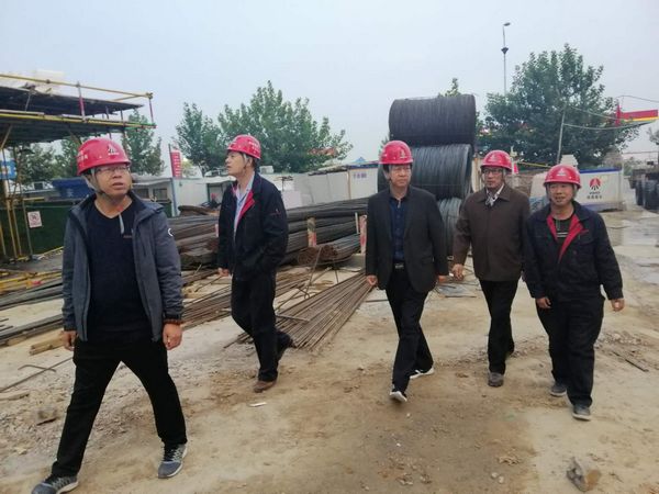 陕煤清洁能源公司领导深入陕煤建设天工公司承建的清源小区住宅项目检查指导