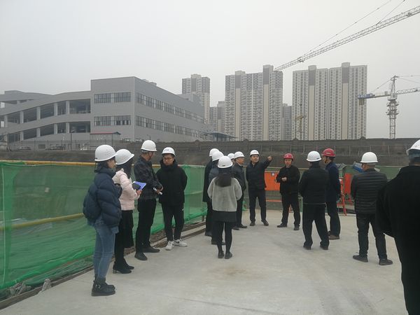 西安沣东国际车城公司领导莅临陕煤建设天工公司 沣东新城项目部指导检查工作