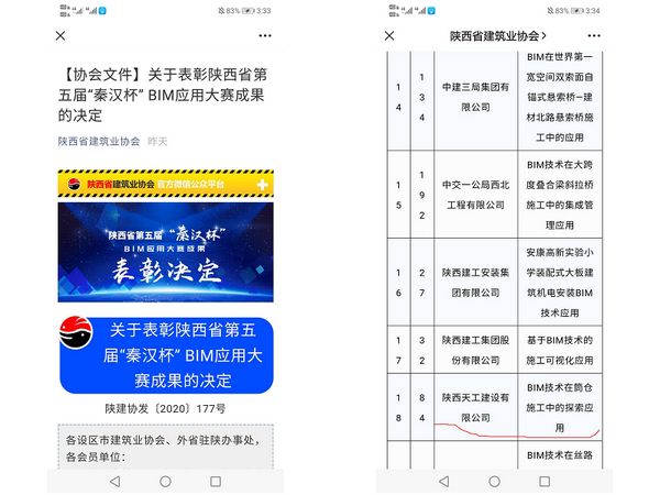 陕煤建设天工公司：BIM中心继续荣耀