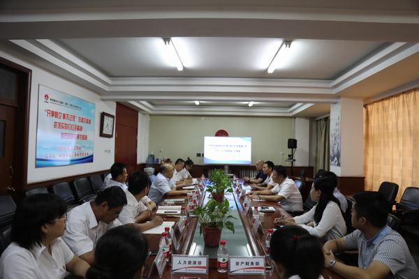 陕西中科博亿电子科技有限公司莅临陕煤建设韩城分公司考察交流