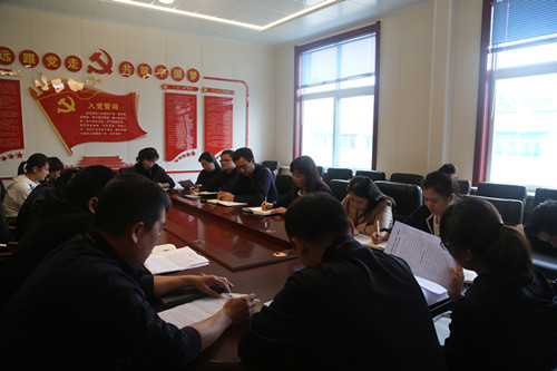 陕煤建设机电安装公司机关党支部召开以案促改专题组织生活会