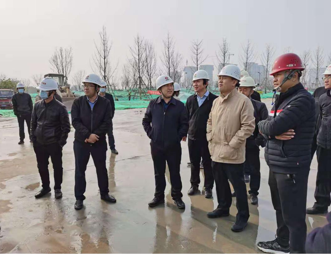 西咸新区党工委委员、管委会总规划师陈默一行赴空港新城项目调研指导