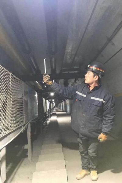 陕煤建设矿建二公司车村项目部主副井供暖系统形成