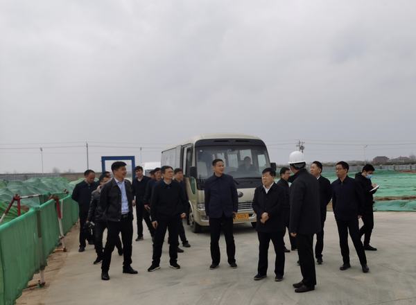  河南省长葛市委书记尹俊营一行深入陕煤建设渭南分公司河南庞源项目观摩指导工作