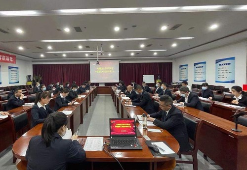 陕煤建设公司召开2020年度中层管理人员述职考核大会
