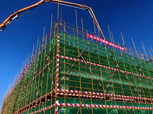 陕煤建设绿宇公司：承建的神渭管运富余煤浆应用工程1#倒班楼顺利通过主体验收