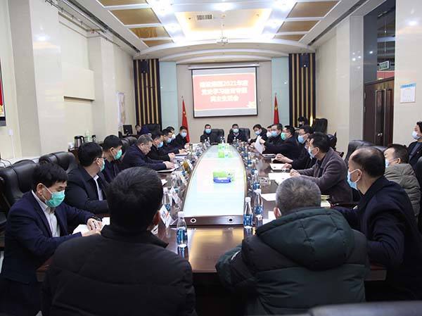 陕煤建设召开党史学习教育专题民主生活会