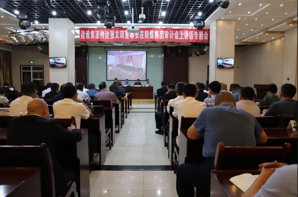 <strong>陕煤建设集团召开传达张文琪董事长在陕煤集团审计工作会议上讲话精神专题会</strong>