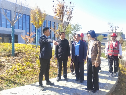 中共宝鸡市委党校调研组莅临中共榆林市委党校新校区建设项目调研指导工作