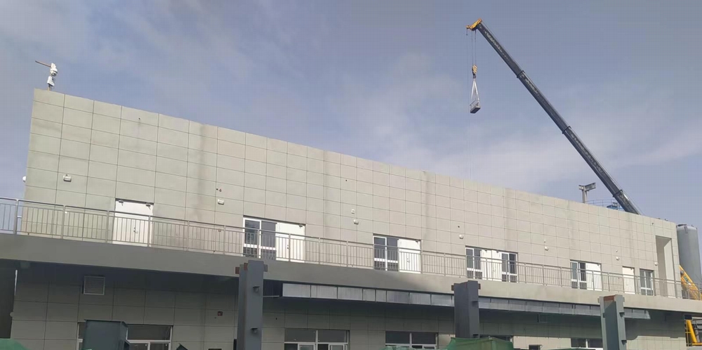 陕煤建设天工公司承建的神木固废资源综合利用项目中控楼工程顺利通过竣工验收