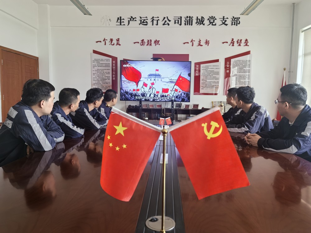 陕煤建设洗选煤运营公司神渭蒲城运营项目部开展“铭记革命历史  弘扬民族精神”抗日战争胜利日主题教育活动