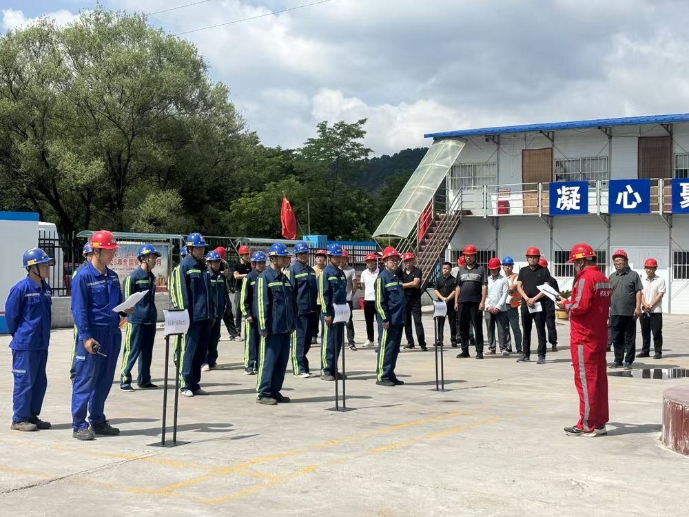 陕煤建设机电安装公司:多项目部联动演练 筑牢安全生产“生命线”