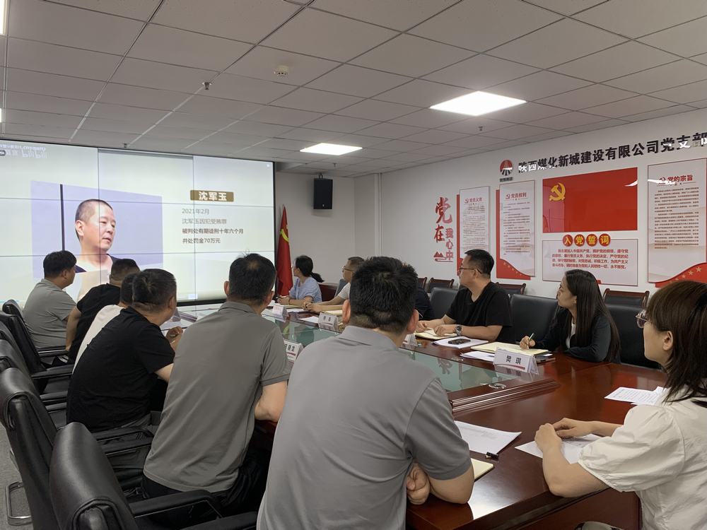 陕煤建设新城公司：筑牢廉洁防线 护航高质量发展