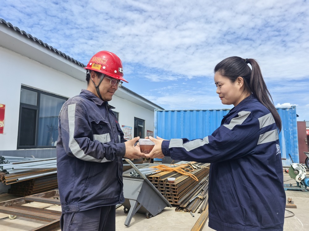 陕煤建设洗选煤运营公司第五项目部：斗雨季 保安全 生产攻坚势如虹