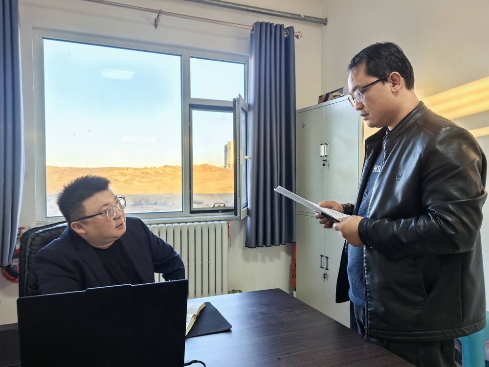 陕煤建设洗选煤运营公司第五项目部：元旦我在岗  坚守显担当