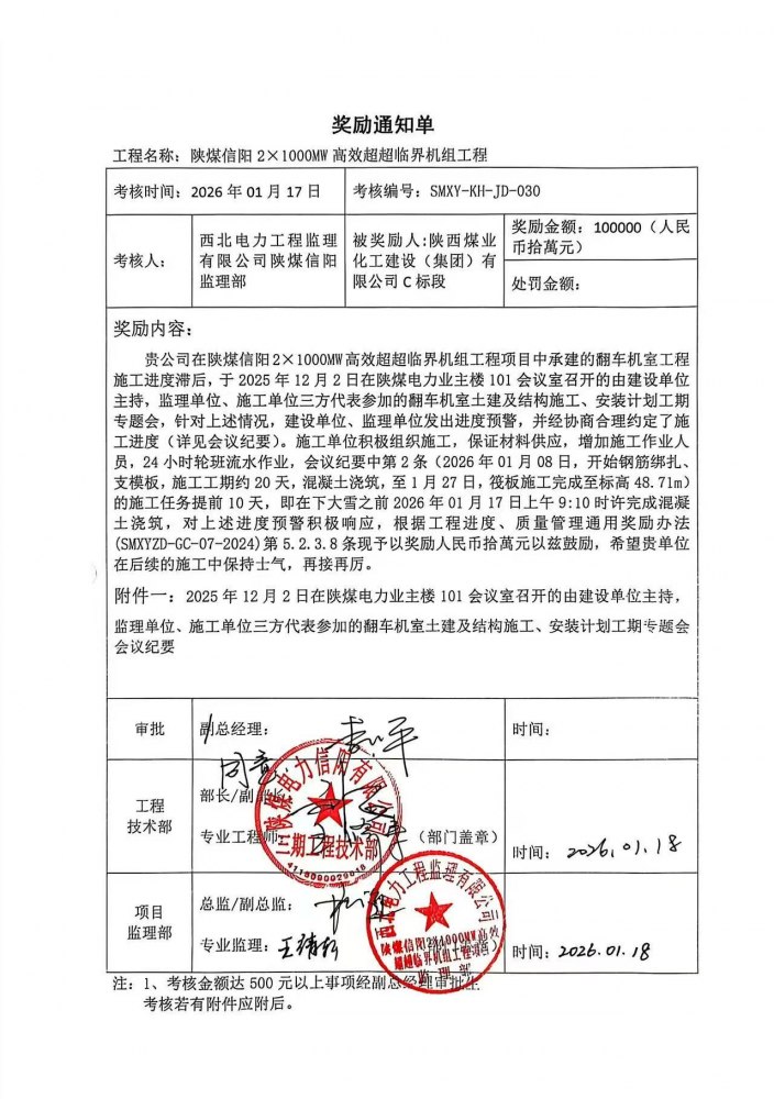 青春攻坚破难题 实干争先获嘉奖