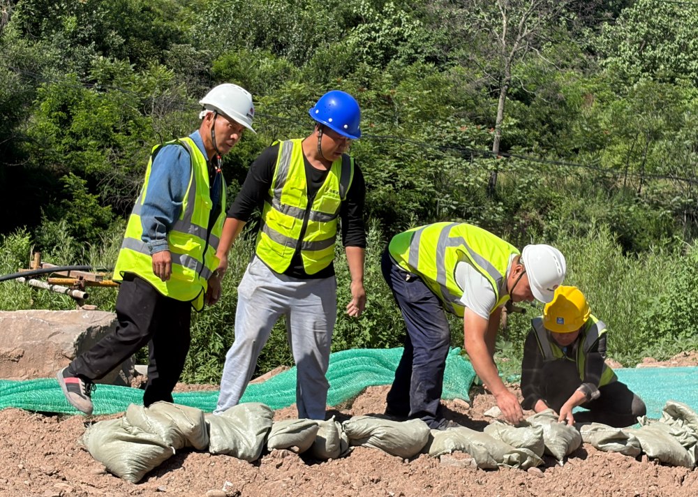 陕煤建设韩城分公司土建六项目部：“防、查、练”筑牢防汛“安全堤”