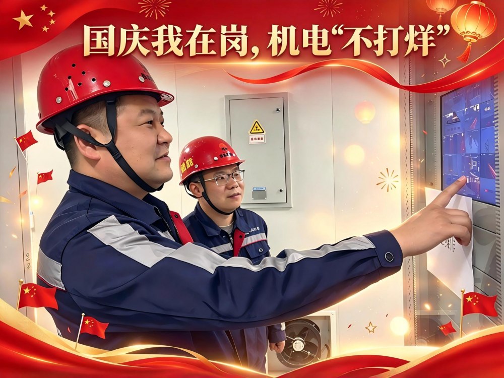 陕煤建设机电安装公司：国庆我在岗，机电 “不打烊”